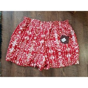 Knox Rose XXL Red Patterned Shorts From Target